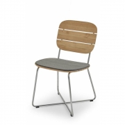 Skagerak - Lilium Stuhl Kissen Kohle