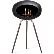 Le Feu - Dome Ground High Bioethanol-Kamin Schwarz 