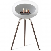 Le Feu - Dome Ground High Bioethanol-Kamin Weiß 