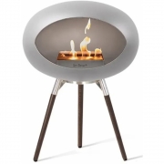Le Feu - Dome Ground Low Bioethanol-Kamin Nickel 