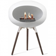 Le Feu - Dome Ground Low Bioethanol-Kamin Weiß 