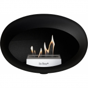 Le Feu - Dome Wall Bioethanol-Kamin Schwarz Schwarz | Stahl