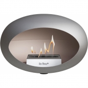 Le Feu - Dome Wall Bioethanol-Kamin Nickel Nickel | Stahl