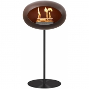 Le Feu - Dome Ground Steel High Bioethanol-Kamin Mocca 