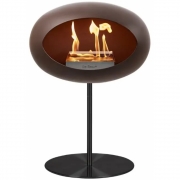 Le Feu - Dome Ground Steel Low Bioethanol-Kamin Mocca 