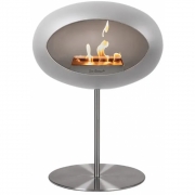 Le Feu - Dome Ground Steel Low Bioethanol-Kamin Nickel 