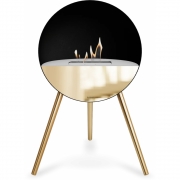 Le Feu - Eye Bioethanol-Kamin Schwarz Weiß | Roségold | Roségold