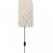 Ferm Living - Argilla Wandleuchte Marmor Weiß