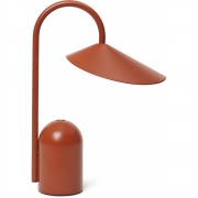 Ferm Living - Arum Portable Tischleuchte Oxidrot