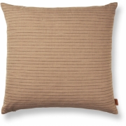 Ferm Living - Brown Cotton Kissen Lines / S