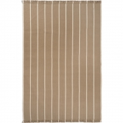 Ferm Living - Calm Kelim Teppich 200x300 cm / Sand dunkel/Off-White