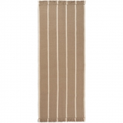 Ferm Living - Calm Kelim Läufer Sand dunkel/Off-White