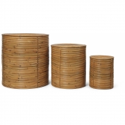 Ferm Living - Column Körbe (3er Set) 