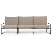 Ferm Living - Desert Sofa 3-Sitzer Schwarz / Sand dunkel (Dolce)
