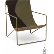 Ferm Living - Desert Lounge Sessel Olive / Dune