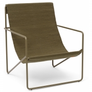 Ferm Living - Desert Lounge Sessel Olive / Olive