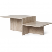 Ferm Living - Distinct Couchtisch Travertine