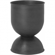 Ferm Living - Hourglass Blumentopf Schwarz S