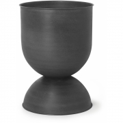 Ferm Living - Hourglass Blumentopf Schwarz M