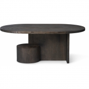 Ferm Living - Insert Couchtisch Schwarz gebeizt
