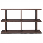 Ferm Living - Kona Bücherregal dunkel gebeizt 2x2