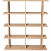 Ferm Living - Kona Bücherregal natur 2x4