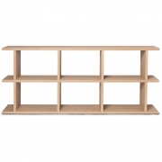 Ferm Living - Kona Bücherregal natur 3x2