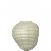 Ferm Living - Kurbis Lampenschirm Dark Sage 40 cm