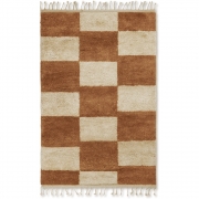 Ferm Living - Mara Teppich Dark Brick 120x180 cm