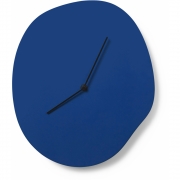 Ferm Living - Melt Wanduhr Blau