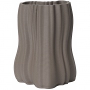 Ferm Living - Moire Vase Anthrazit 
