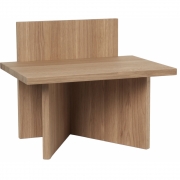 Ferm Living - Oblique Hocker Eiche geölt