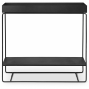 Ferm Living - Plant Box Pflanzgefäß Zweistöckig Schwarz