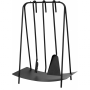 Ferm Living - Port Kaminbesteck Schwarz