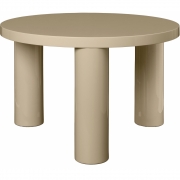 Ferm Living - Post Couchtisch S hochglanzpoliert Cashmere