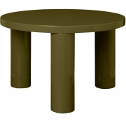 Ferm Living - Post Couchtisch S hochglanzpoliert Olive