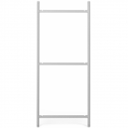 Ferm Living - Punctual Regalsystem Leiter 3 Hellgrau