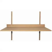 Ferm Living - Sector Schreibtisch Eiche / Messing schwarz