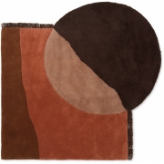 Ferm Living - View Teppich Rotbraun