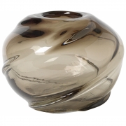 Ferm Living - Water Swirl Vase Rund 