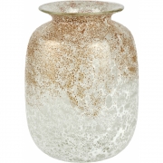 Lambert - Paomo Vase Weiß-Gold 