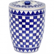 Lambert - Küchenkaro Brottopf mit Deckel 