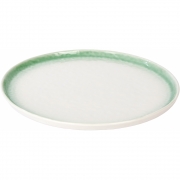 Lambert - Piana Teller Groß (4er Set) Weiß/Salbei