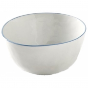 Lambert - Piana Schüssel S (4er Set) Weiß/Hellblau