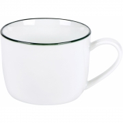 Lambert - Piana Espressotasse (4er Set) Weiß/Basalt