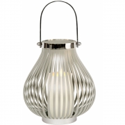 Lambert - Helen Laterne Taupe Bauchig S 