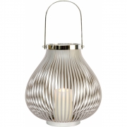 Lambert - Helen Laterne Taupe Bauchig L 