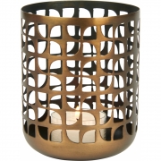 Lambert - Varosi Windlicht Eisen Patiniert Altbronze 