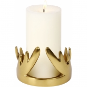 Lambert - Capreo Kerzenhalter Matt Gold L 