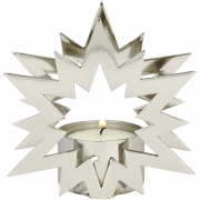 Lambert - Nova Teelichthalter Nickel Glänzend 